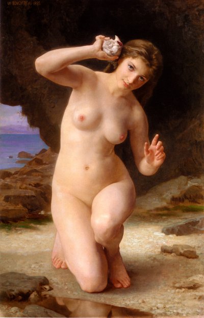 Woman with a Shell by William Adolphe Bouguereau